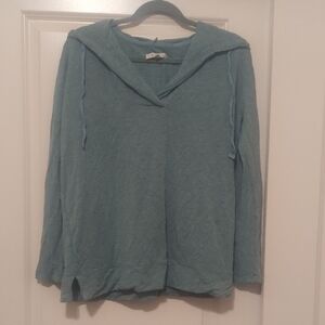 Lou & Grey by Loft Teal Long Sleeve Top